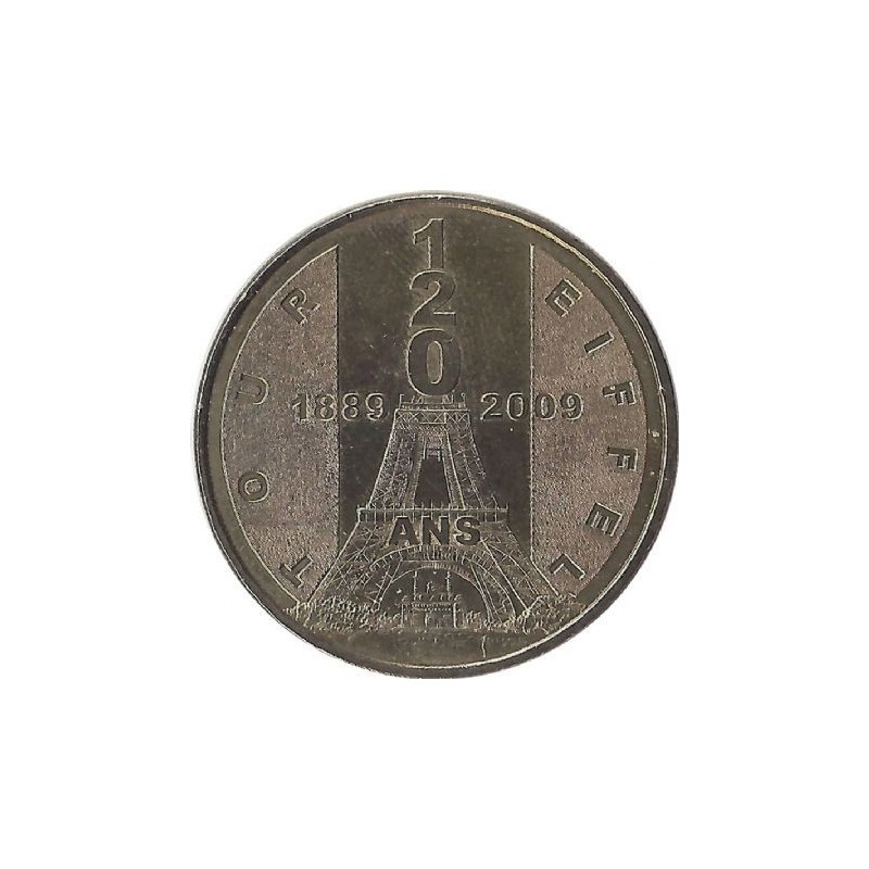 PARIS - Tour Eiffel 5 (120 ans) / MONNAIE DE PARIS 2009 PARIS - Tour Eiffel 5 (120 ans) / MONNAIE DE PARIS 2009