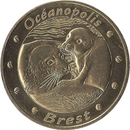 BREST - Océanopolis 8 (Phoque et son petit) / MONNAIE DE PARIS 2019