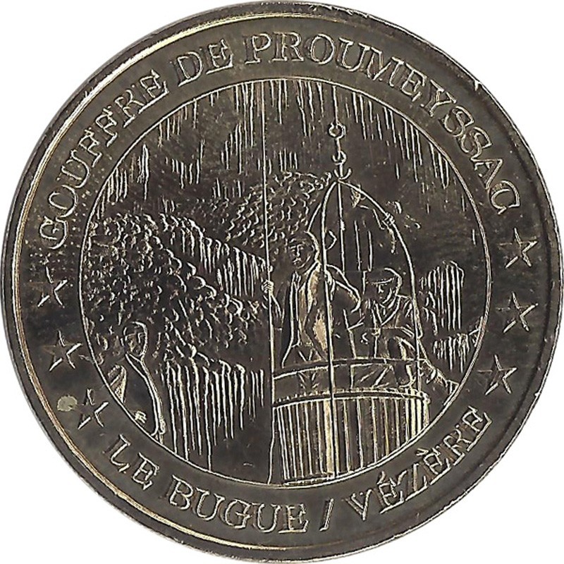 AUDRIX - Gouffre de Proumeyssac 3 (la cathédrale de cristal) / MONNAIE DE PARIS 2009 AUDRIX - Gouffre de Proumeyssac 3 (la cathédrale de cristal) / MONNAIE DE PARIS 2009