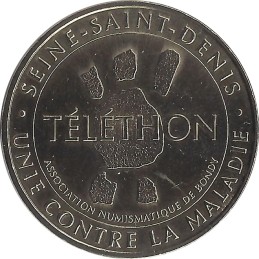 BONDY - Association Numismatique 1 (téléthon) / MONNAIE DE PARIS 2008