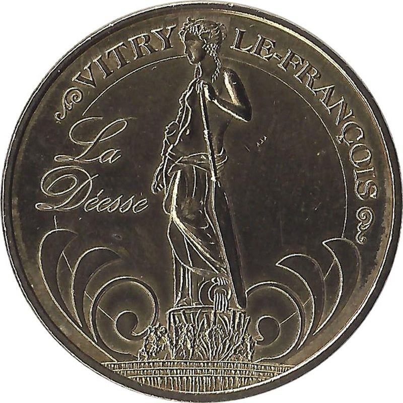 VITRY-LE-FRANCOIS - La Déesse / MONNAIE DE PARIS 2008 VITRY-LE-FRANCOIS - La Déesse / MONNAIE DE PARIS 2008