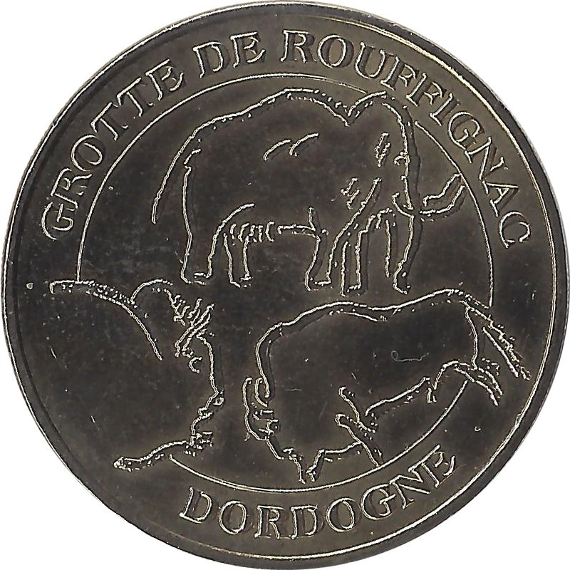 GROTTE DE ROUFFIGNAC 3 - Le Mammouth et les Bisons / MONNAIE DE PARIS / 2008 GROTTE DE ROUFFIGNAC 3 - Le Mammouth et les Bisons / MONNAIE DE PARIS / 2008