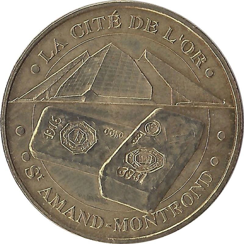 SAINT-AMAND-MONTROND - Cité de l'Or 2 (La Pyramide et les Lingots) / MONNAIE DE PARIS 2009