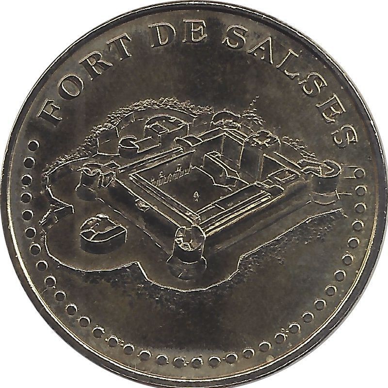 SALSES-LE-CHATEAU - Fort de Salses 2 (face simple) / MONNAIE DE PARIS 2007 SALSES-LE-CHATEAU - Fort de Salses 2 (face simple) / MONNAIE DE PARIS 2007