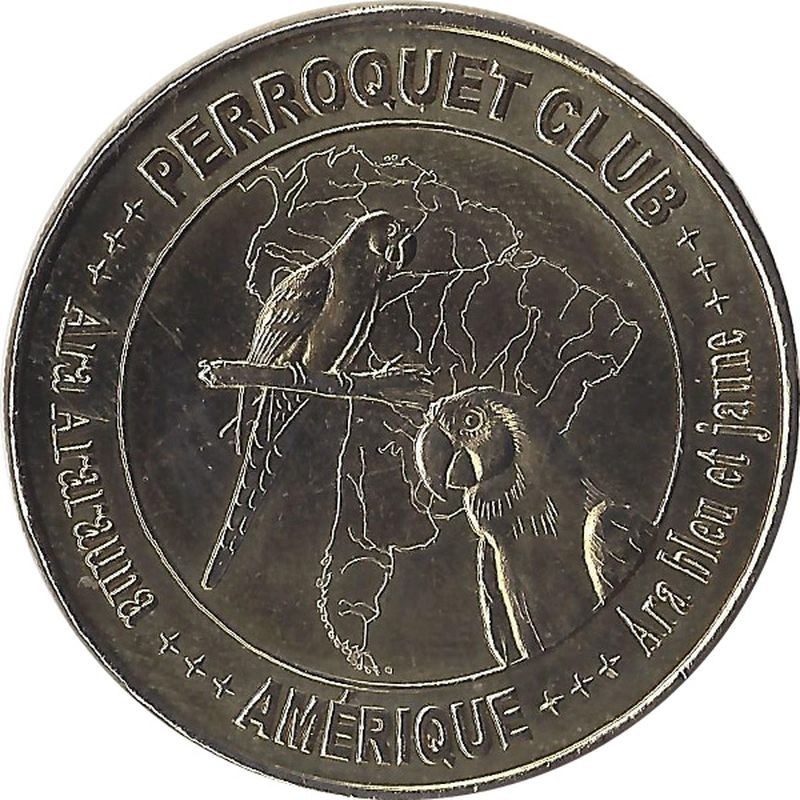 WEITBRUCH - Perroquet Club 3 (ara bleu et Jaune) / MONNAIE DE PARIS 2009