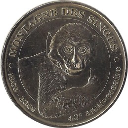 KINTZHEIM - La Montagne des Singes 5 (40ème anniversaire) / MONNAIE DE PARIS 2009