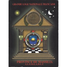 MARSEILLE - Encart La grande loge Francaise  / MONNAIE DE PARIS 2010