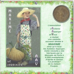MARSEILLE - Encart L'autisme Asperger (le jardinier) / MONNAIE DE PARIS 2009