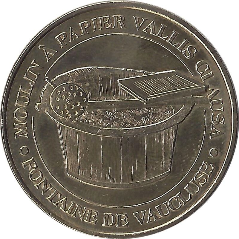 FONTAINE DE VAUCLUSE - Le Moulin à Papier 2 (la cuve) / MONNAIE DE PARIS 2010 FONTAINE DE VAUCLUSE - Le Moulin à Papier 2 (la cuve) / MONNAIE DE PARIS 2010