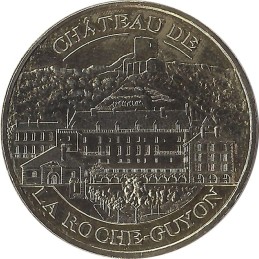 LA ROCHE-GUYON - Le Château de la Roche Guyon 2 (vue d'ensemble) / MONNAIE DE PARIS 2011