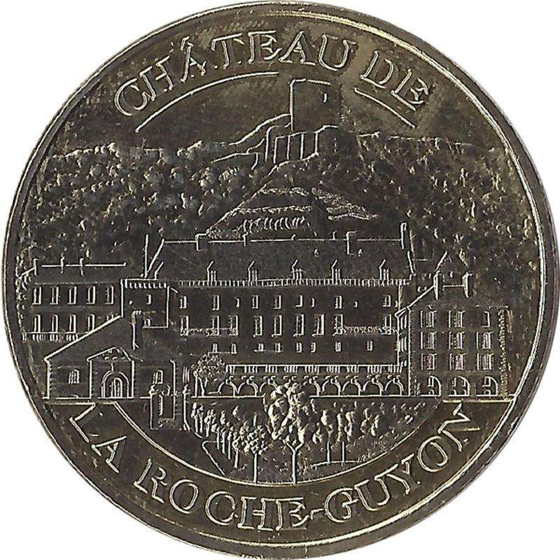 LA ROCHE-GUYON - Le Château de la Roche Guyon 2 (vue d'ensemble) / MONNAIE DE PARIS 2011