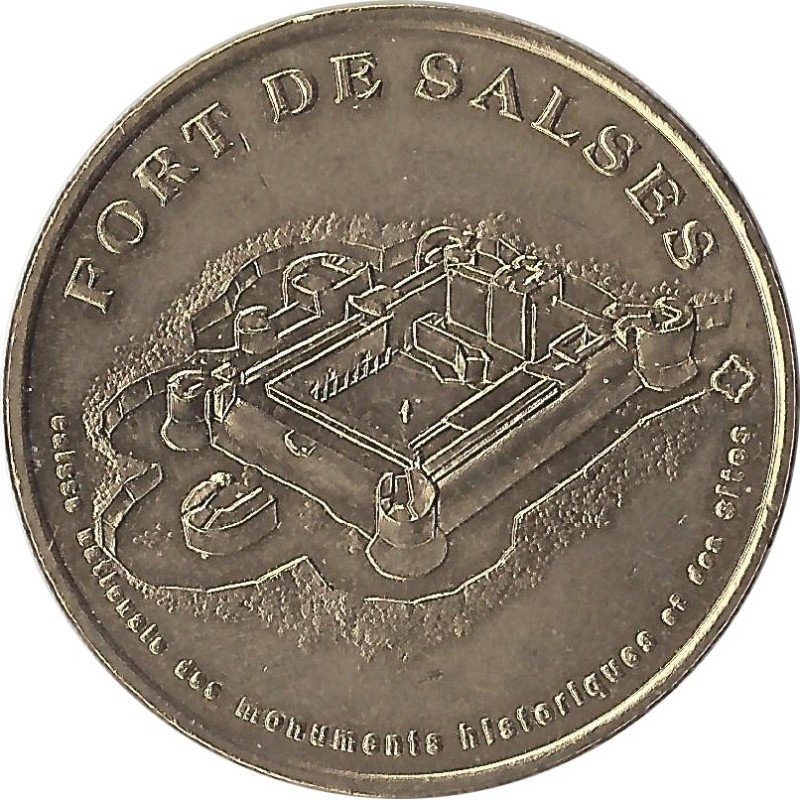 SALSES-LE-CHATEAU - Fort de Salses 1 (CNMHS) / MONNAIE DE PARIS 2005 SALSES-LE-CHATEAU - Fort de Salses 1 (CNMHS) / MONNAIE DE PARIS 2005