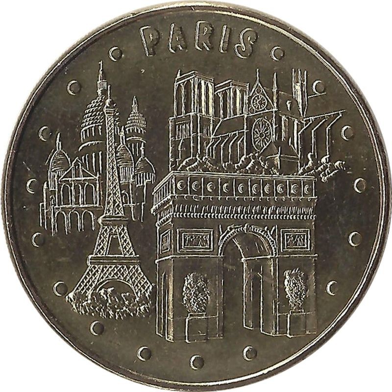 PARIS - Les 4 Monuments / MONNAIE DE PARIS 2007 PARIS - Les 4 Monuments / MONNAIE DE PARIS 2007