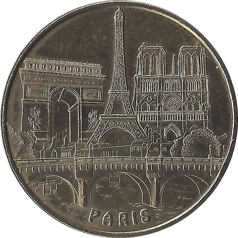 PARIS - Tour Montparnasse 2 (Le Pont et les 3 Monuments) / MONNAIE DE PARIS 2007 PARIS - Tour Montparnasse 2 (Le Pont et les 3 Monuments) / MONNAIE DE PARIS 2007