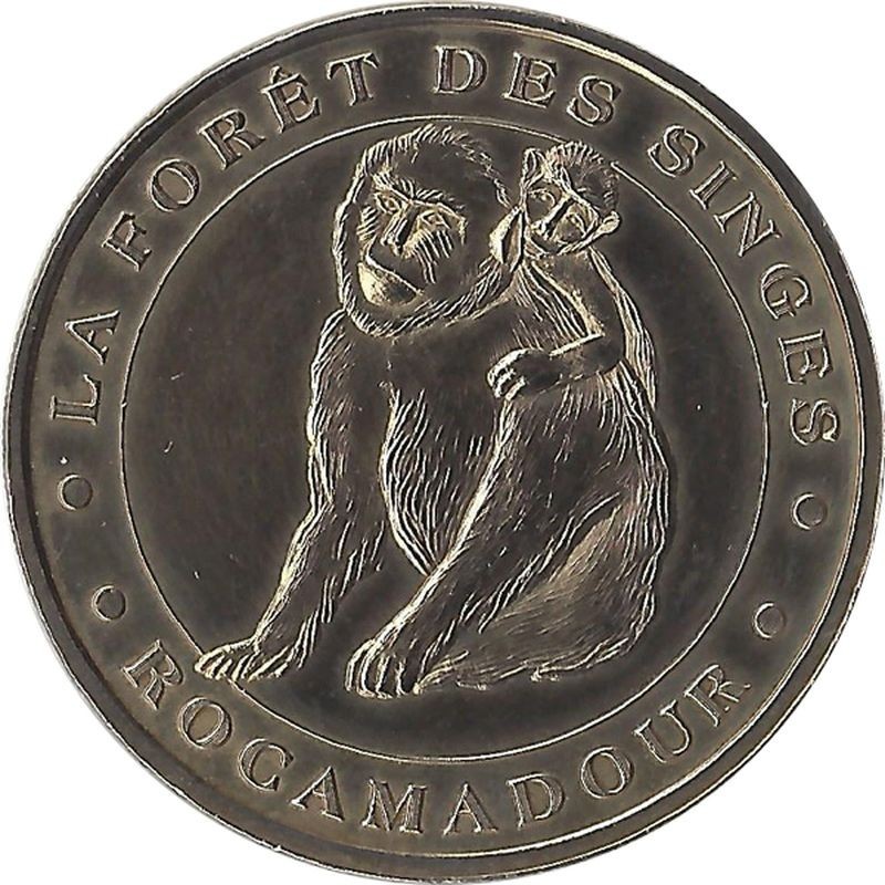 ROCAMADOUR - La Forêt des Singes 2 (Face Cerclée) / MONNAIE DE PARIS - 2005 ROCAMADOUR - La Forêt des Singes 2 (Face Cerclée) / MONNAIE DE PARIS - 2005