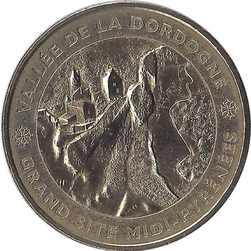 CARENNAC 4 - Vallée de la Dordogne (Type2) / MONNAIE DE PARIS 2012 CARENNAC 4 - Vallée de la Dordogne (Type2) / MONNAIE DE PARIS 2012
