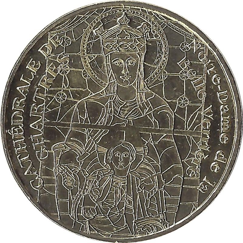 CHARTRES - La Cathédrale de Chartres 5 (la Belle Verrière) / MONNAIE DE PARIS 2011 CHARTRES - La Cathédrale de Chartres 5 (la Belle Verrière) / MONNAIE DE PARIS 2011