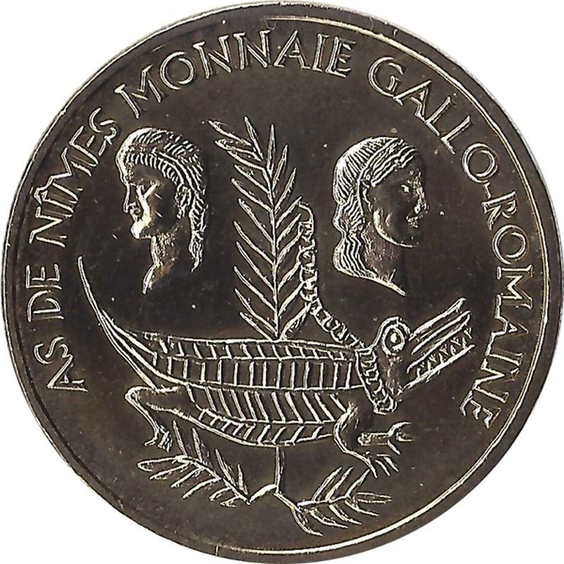 NIMES - As de Nimes Monnaie Romaine / MONNAIE DE PARIS / 2011 NIMES - As de Nimes Monnaie Romaine / MONNAIE DE PARIS / 2011