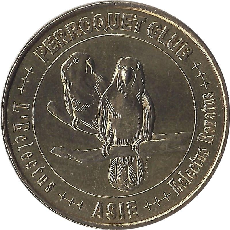 WEITBRUCH - Perroquet Club 5 (Electus) / MONNAIE DE PARIS 2010 WEITBRUCH - Perroquet Club 5 (Electus) / MONNAIE DE PARIS 2010