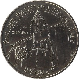BRENAT - Eglise Saint Barthélémy / MONNAIE DE PARIS 2012