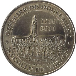 DOUAUMONT - Ossuaire de Douaumont 10 (bataille de Verdun) / MONNAIE DE PARIS 2011