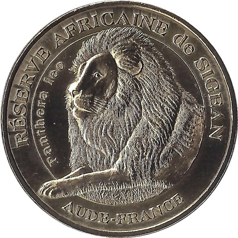 SIGEAN - Réserve Africaine de Sigean 9 (Le Lion de Profil) / MONNAIE DE PARIS 2011