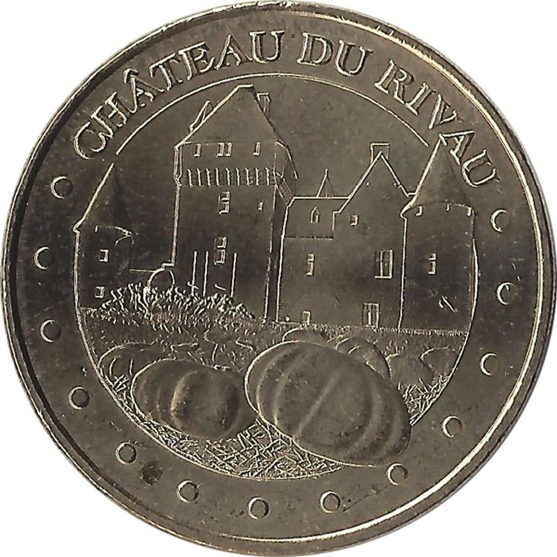 LÉMERÉ - Château du Rivau 1 (le château et le potager) / MONNAIE DE PARIS 2011 LÉMERÉ - Château du Rivau 1 (le château et le potager) / MONNAIE DE PARIS 2011