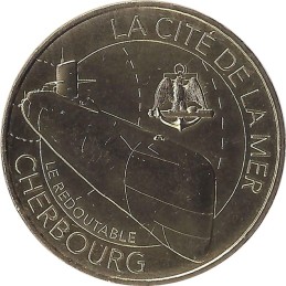 CHERBOURG EN COTENTIN - La Cité de la Mer 15 (Le Redoutable et l'ancre) / MONNAIE DE PARIS / 2016