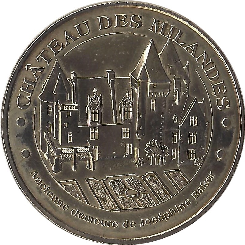 CASTENAUD LA CHAPELLE - Château des Milandes 1 / MONNAIE DE PARIS / 2010 CASTENAUD LA CHAPELLE - Château des Milandes 1 / MONNAIE DE PARIS / 2010