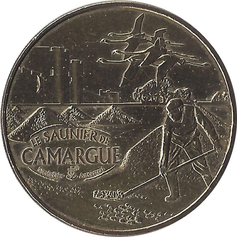 AIGUES-MORTES - Les Salins du Midi 4 (Le Saunier de Camargue) / MONNAIE DE PARIS 2010 AIGUES-MORTES - Les Salins du Midi 4 (Le Saunier de Camargue) / MONNAIE DE PARIS 2010
