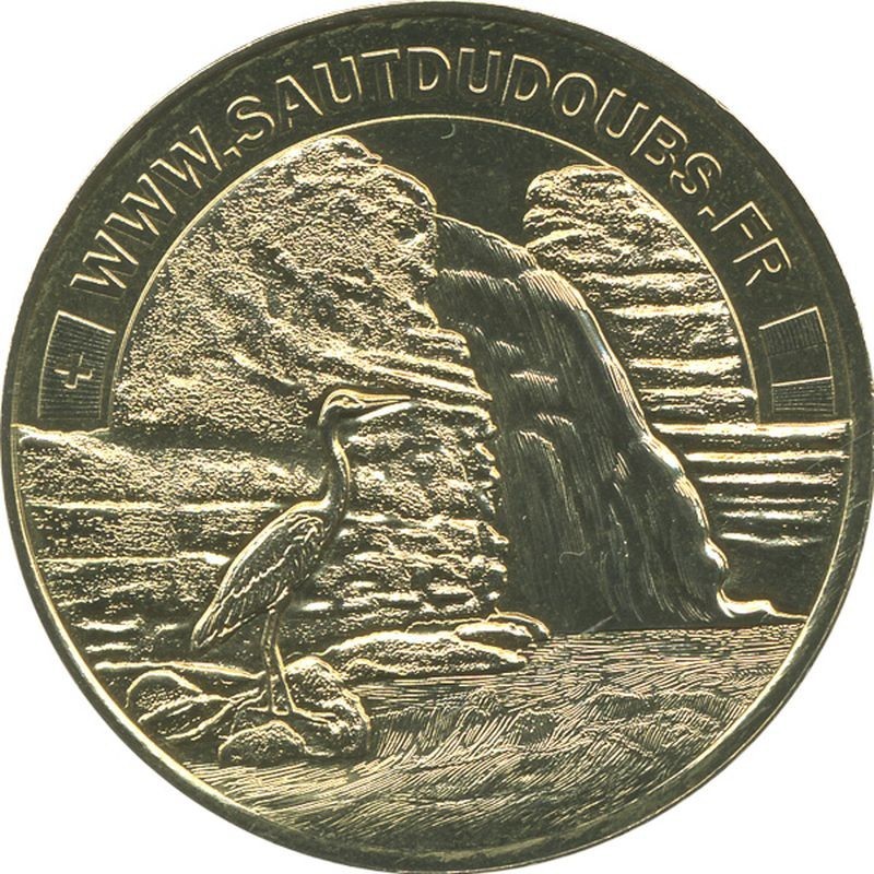 VILLERS LE LAC - Saut du Doubs 6 (Le Héron Cendré) / MONNAIE DE PARIS 2014 VILLERS LE LAC - Saut du Doubs 6 (Le Héron Cendré) / MONNAIE DE PARIS 2014