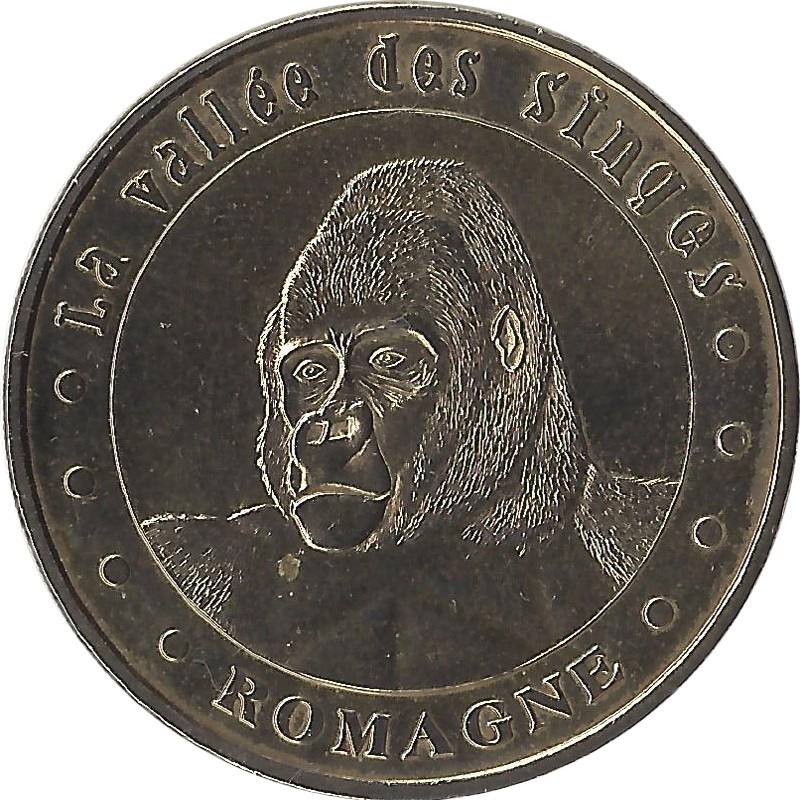 ROMAGNE - La Vallée des Singes 4 (Le Gorille) / MONNAIE DE PARIS - 2007 ROMAGNE - La Vallée des Singes 4 (Le Gorille) / MONNAIE DE PARIS - 2007