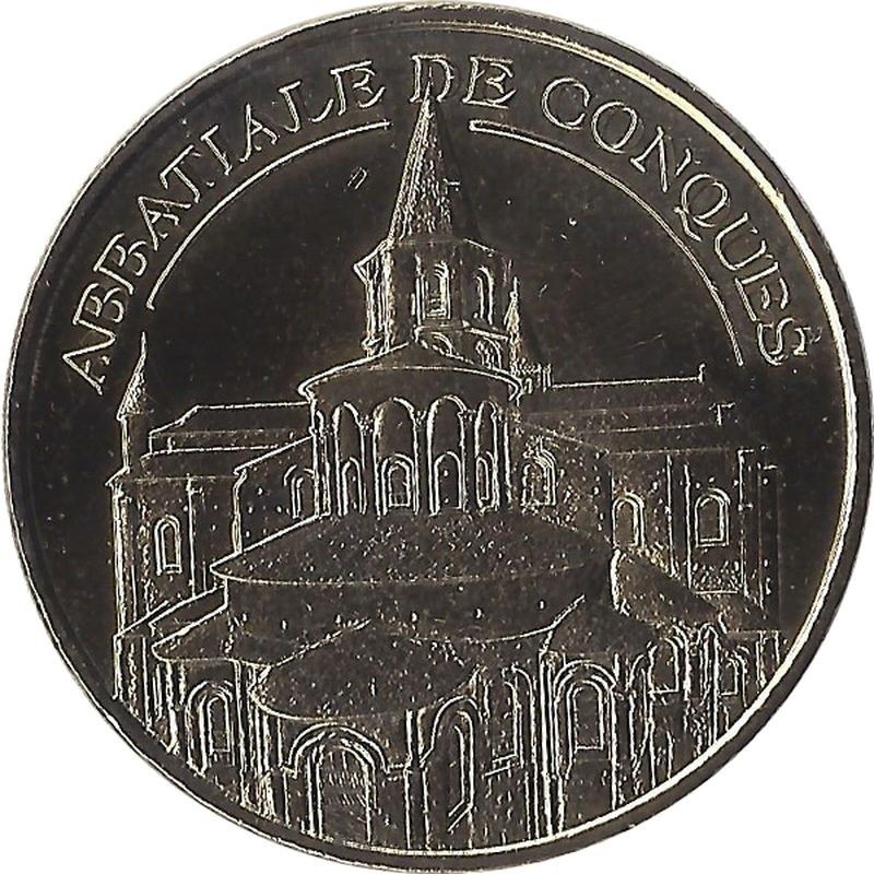 CONQUES - Abbaye Sainte Foy 3 (le chevet) / MONNAIE DE PARIS 2012 CONQUES - Abbaye Sainte Foy 3 (le chevet) / MONNAIE DE PARIS 2012