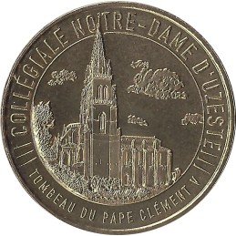 UZESTE - Collégiale Notre-Dame d'Uzeste (tombeau du Pape Clément V) / MONNAIE DE PARIS 2020