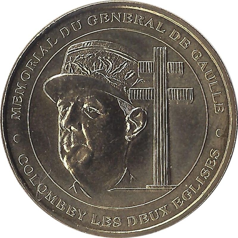 COLOMBEY-LES-DEUX-EGLISES 1 - Le Mémorial et le Général / MONNAIE DE PARIS 2002 COLOMBEY-LES-DEUX-EGLISES 1 - Le Mémorial et le Général / MONNAIE DE PARIS 2002