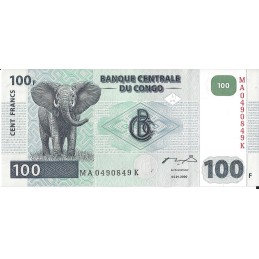 CONGO - 100 Francs 2000 - UNC