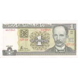 CUBA - 1 Peso 2005 - UNC