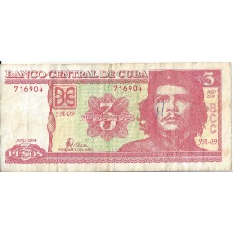 CUBA - 3 Peso 2004