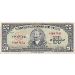 CUBA - 20 Pesos 1958