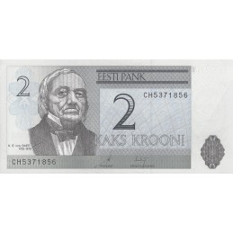 ESTONIE - 2 Krooni 2007 - UNC