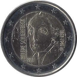 FINLANDE - 2 Euros commémorative - hélène Schjerfbeck 2012