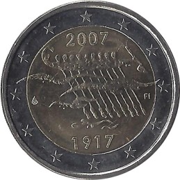 FINLANDE - 2 Euros commémorative - l'indépendance 2007