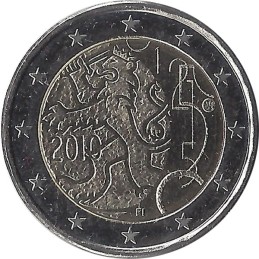 FINLANDE - 2 Euros commémorative - monnaie finlandaise 2010