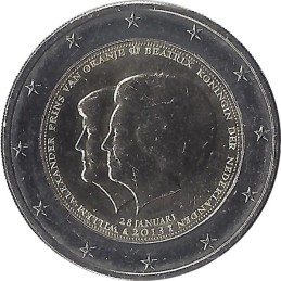PAYS-BAS - 2 Euros commémorative - reine Béatrix 2013
