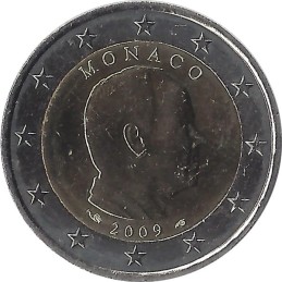 MONACO - 2 Euros - Prince Albert II 2009