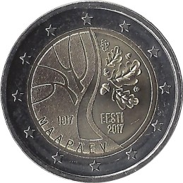 ESTONIE - 2 Euros commémorative - indépendance 2017