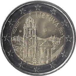 LITUANIE - 2 Euros commémorative - Vilnius 2017