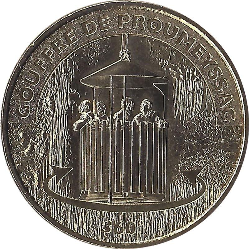 AUDRIX - Gouffre de Proumeyssac 6 (360°) / MONNAIE DE PARIS 2012 AUDRIX - Gouffre de Proumeyssac 6 (360°) / MONNAIE DE PARIS 2012