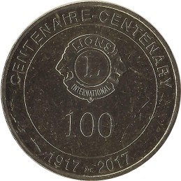 MARSEILLE - Lions Club (lot 2 médailles) / MONNAIE DE PARIS / 2017
