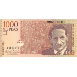 COLOMBIE - 1000 pesos 2016 - UNC